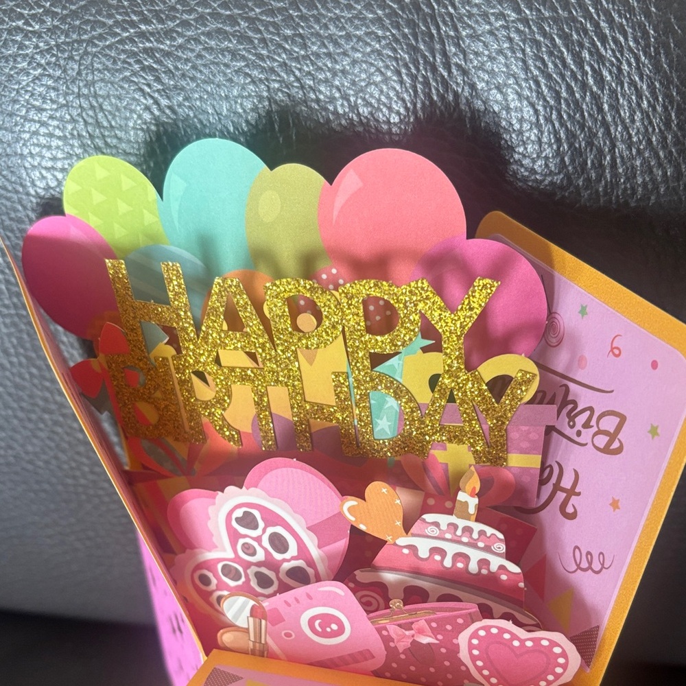 Birthday Balloon Pop-Up Card - Picture 6 of 6